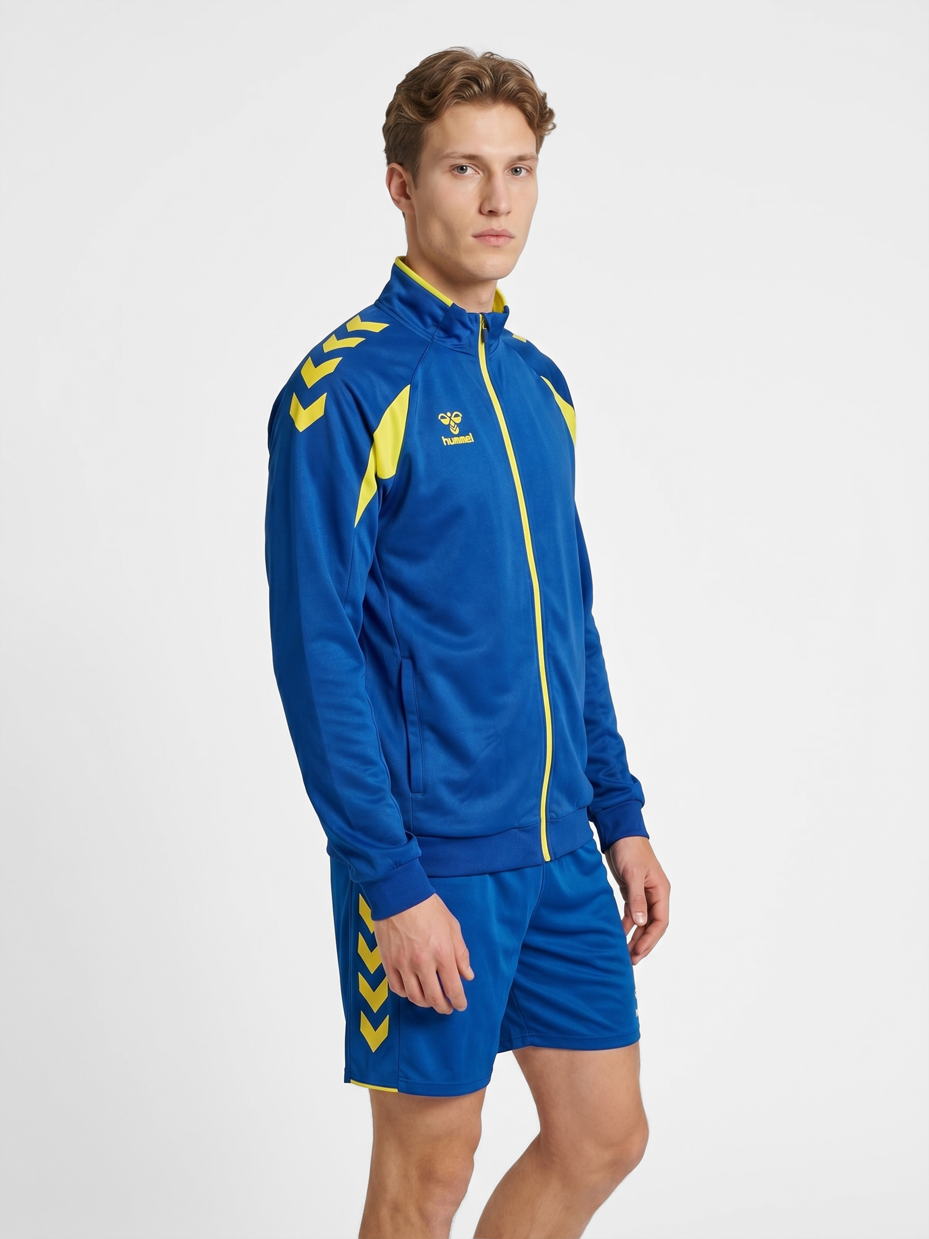 hummel CORE 2.0 TRACK ZIP JACKET - TRUE BLUE/WHITE | hummel.net