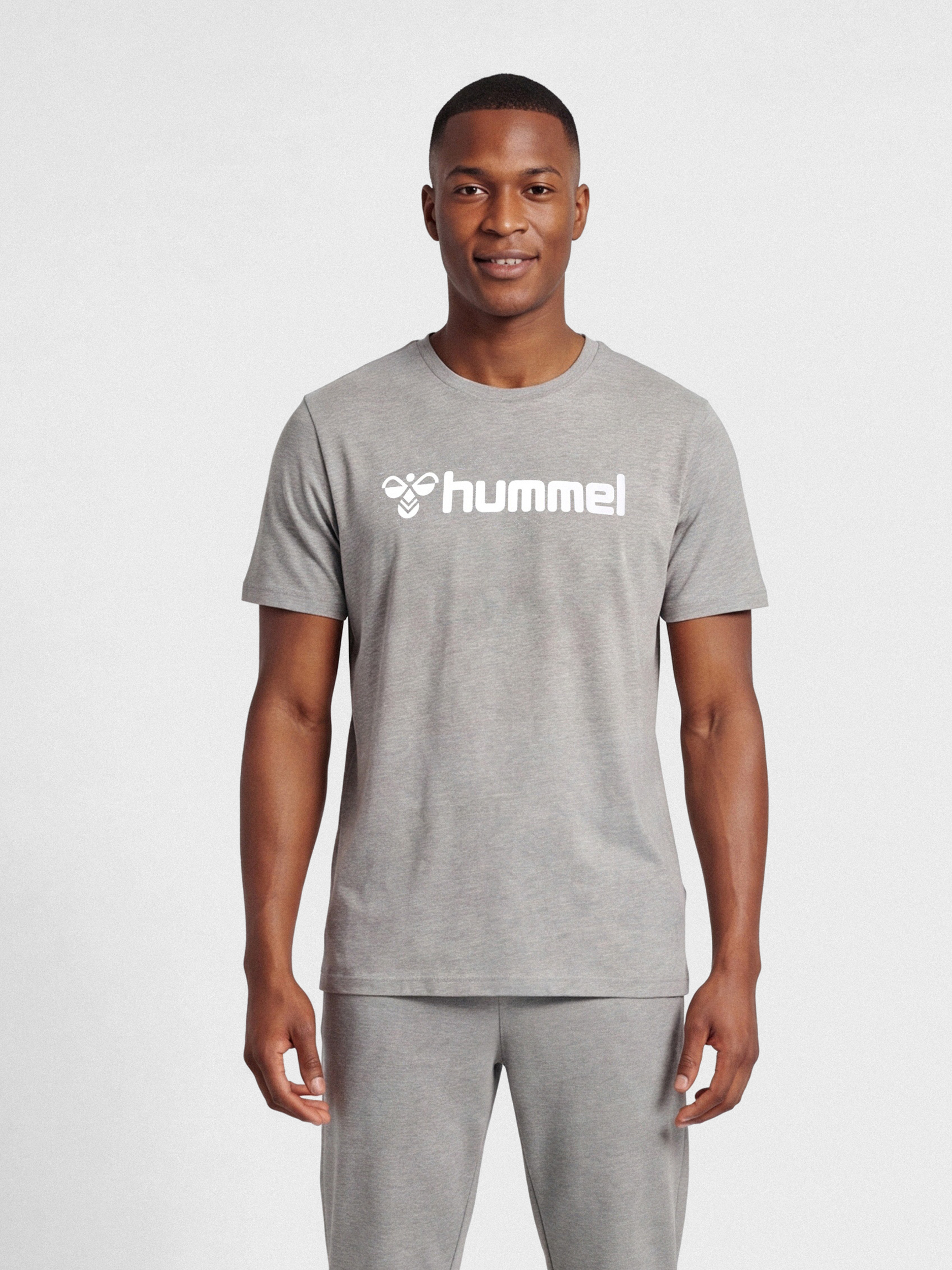 hummel GO 2.0 LOGO T-SHIRT S/S - GREY MELANGE | hummel.net