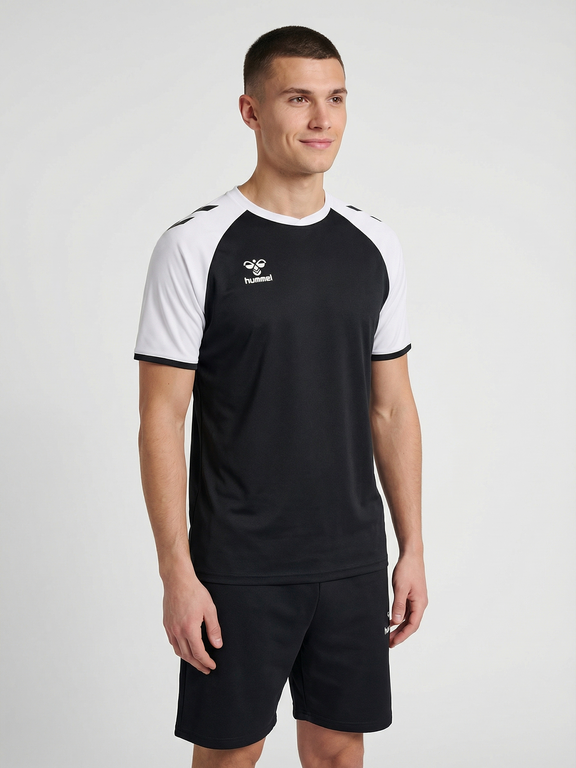 hummel MATCH LEAGUE JERSEY S/S - BLACK/WHITE | hummel.net