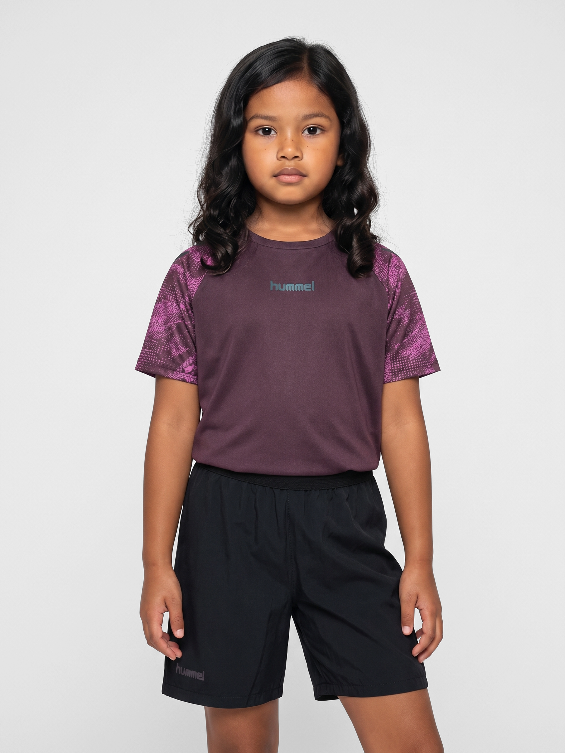 マイキュット　パープル hummel BLAZE26 PRO TRAINING JERSEY KIDS - HUCKLEBERRY | hummel.net