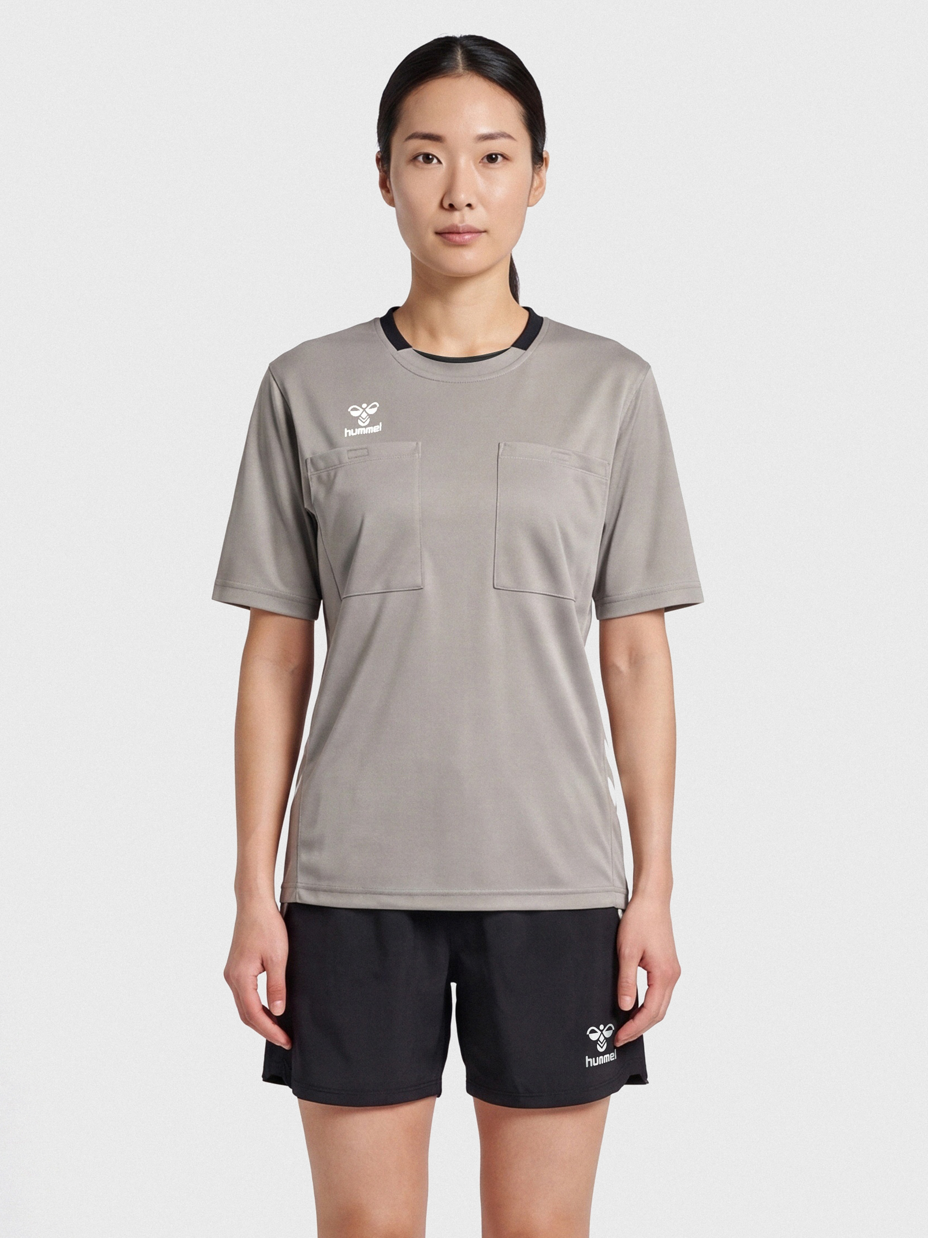 hummel REFEREE CHEVRON WO JERSEY S/S - STEEPLE GRAY | hummel.net