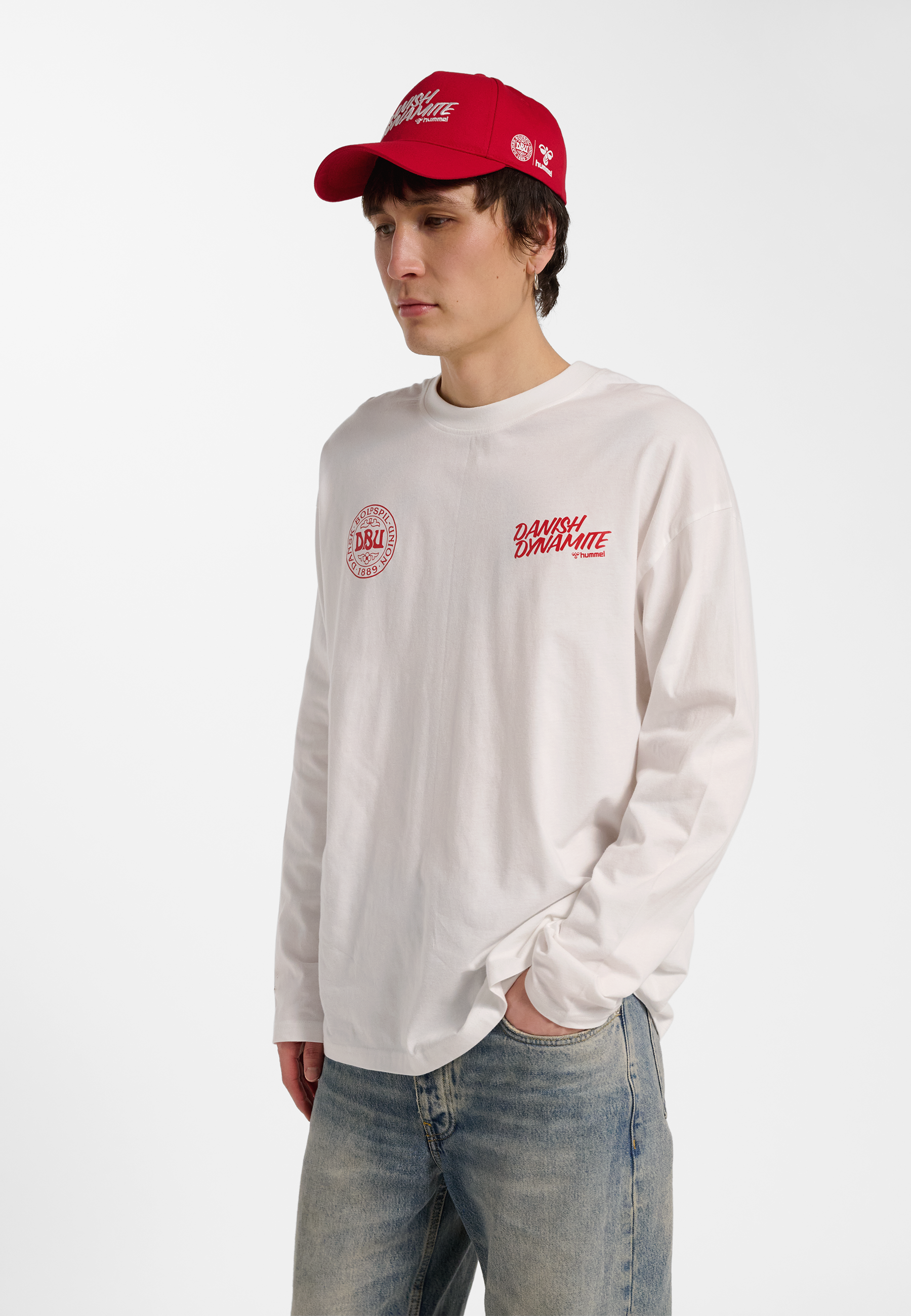 hummel DBU 26 FAN LOOSE DYNAMITE TEE LS - WHITE | hummel.net