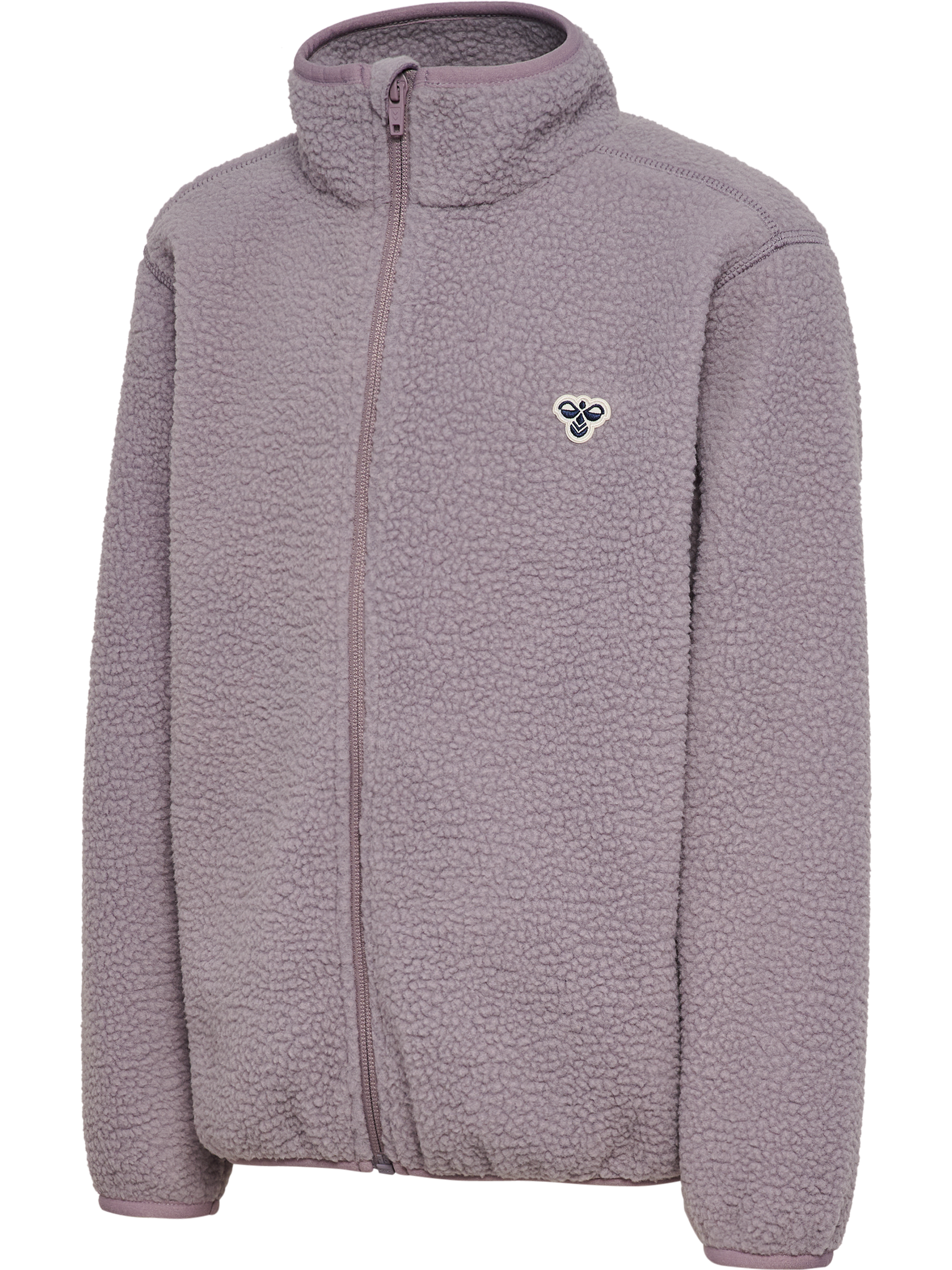 FLAX 100%リネン 杢パープル ジップ　ジャケット M 古着　グレー hummel JR ATLAS FLEECE ZIP JACKET - GRAY RIDGE | hummel.net