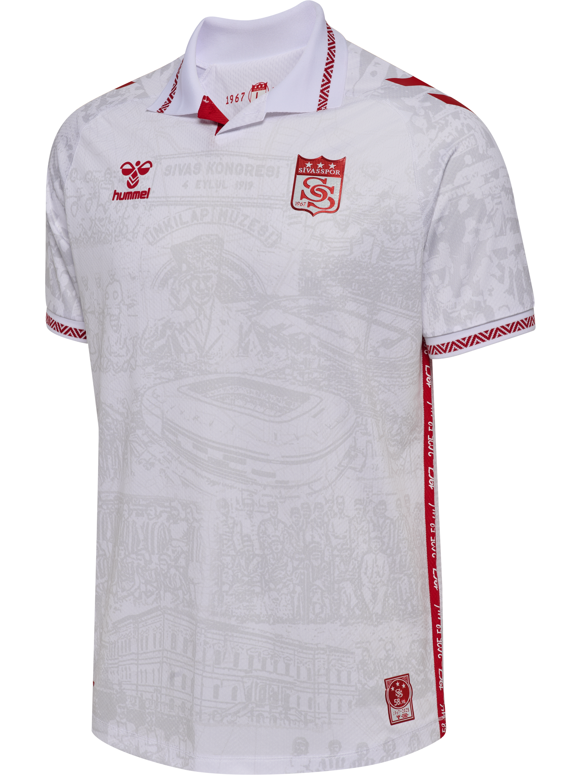 hummel SIVASSPOR 25/26 AWAY JERSEY S/S - WHITE/TRUE RED | hummel.net