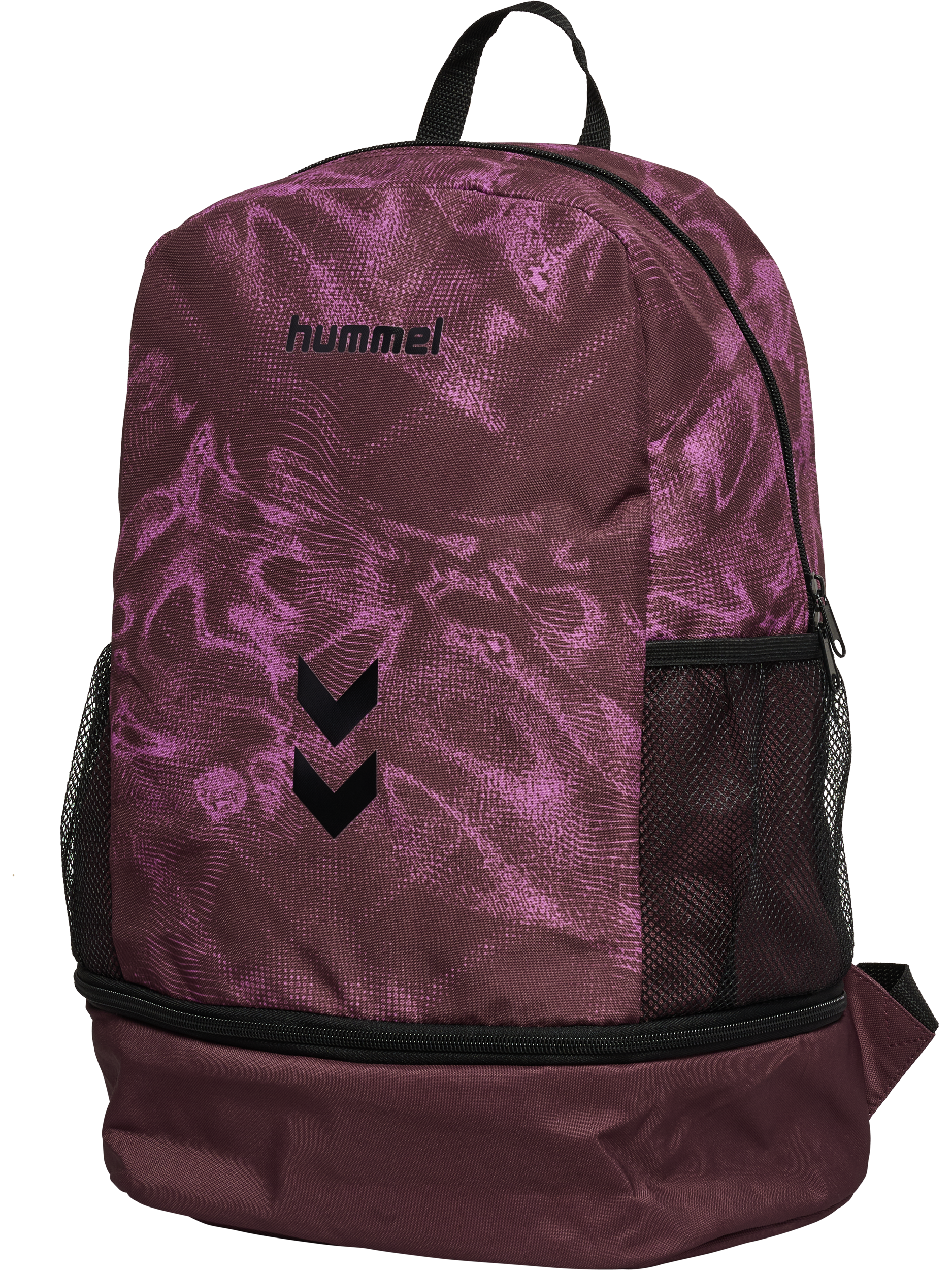 hummel スポーツバッグ グレー/ピンク hummel BLAZE CLUB 26 BACK PACK W. SC - LIATRIS/HUCKLEBERRY