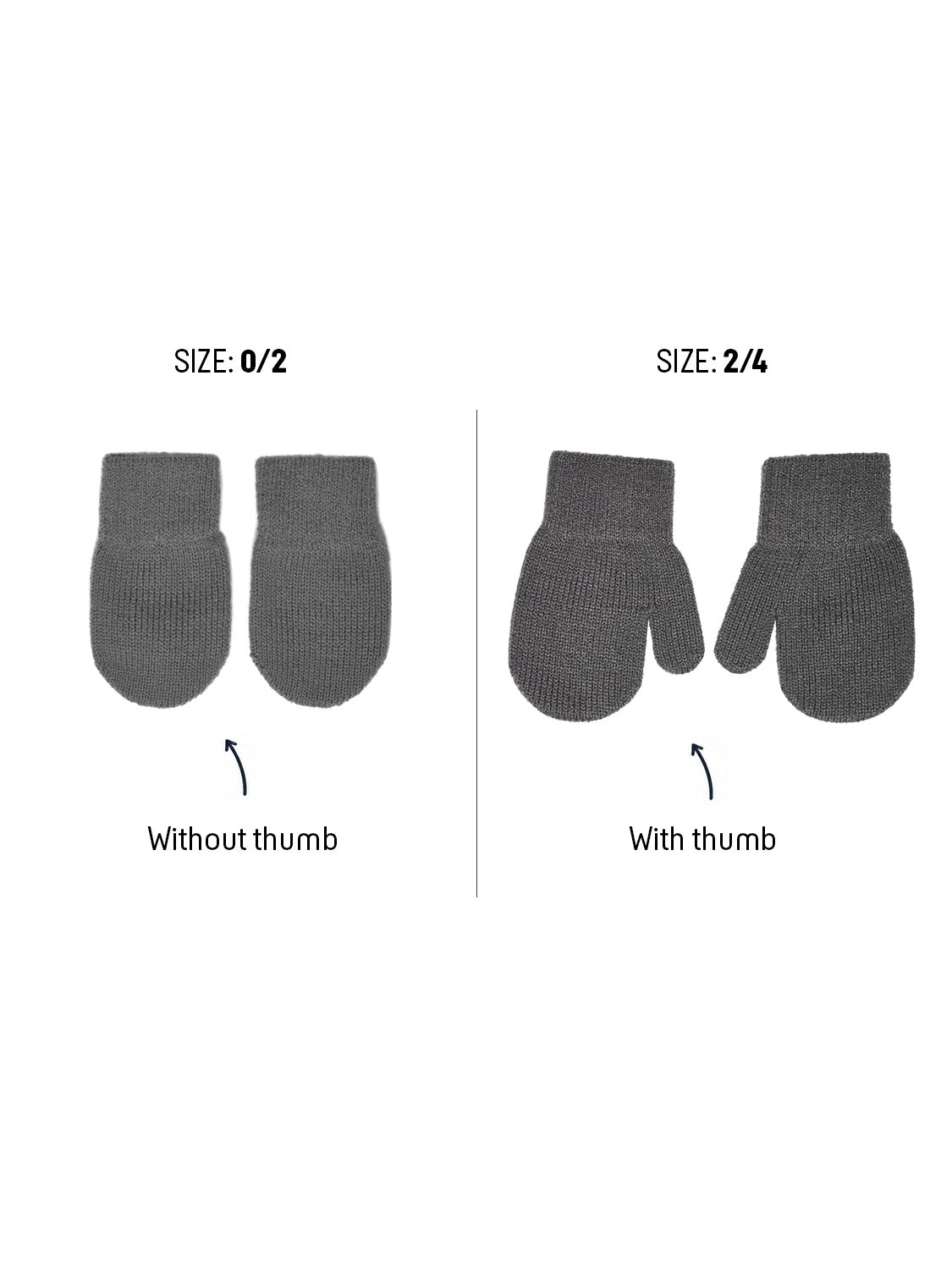hmlMINI KNIT MITTENS 2-PACK