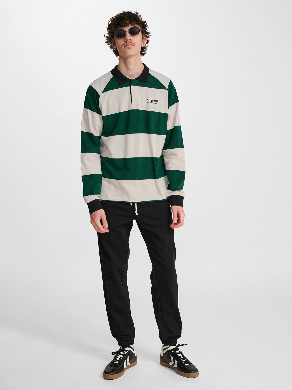 hmlLOOSE STRIPED POLO L/S
