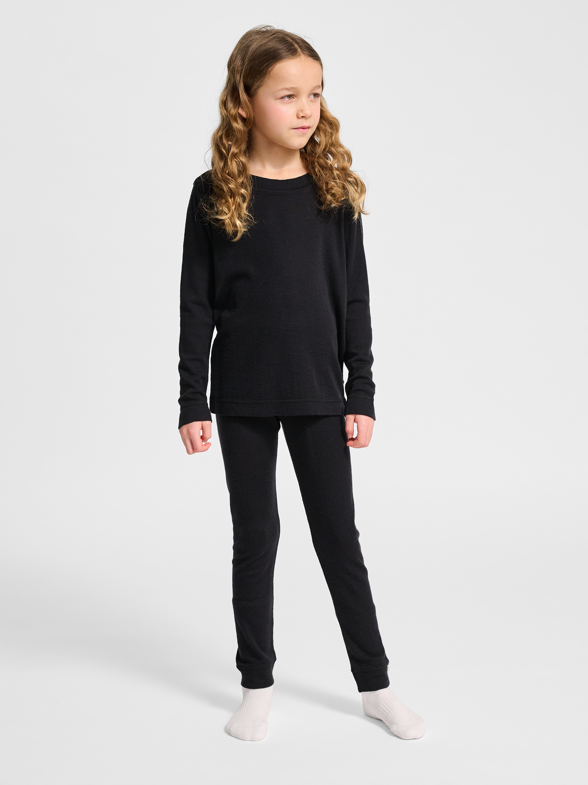 hmlJR WOOL RIB T-SHIRT L/S