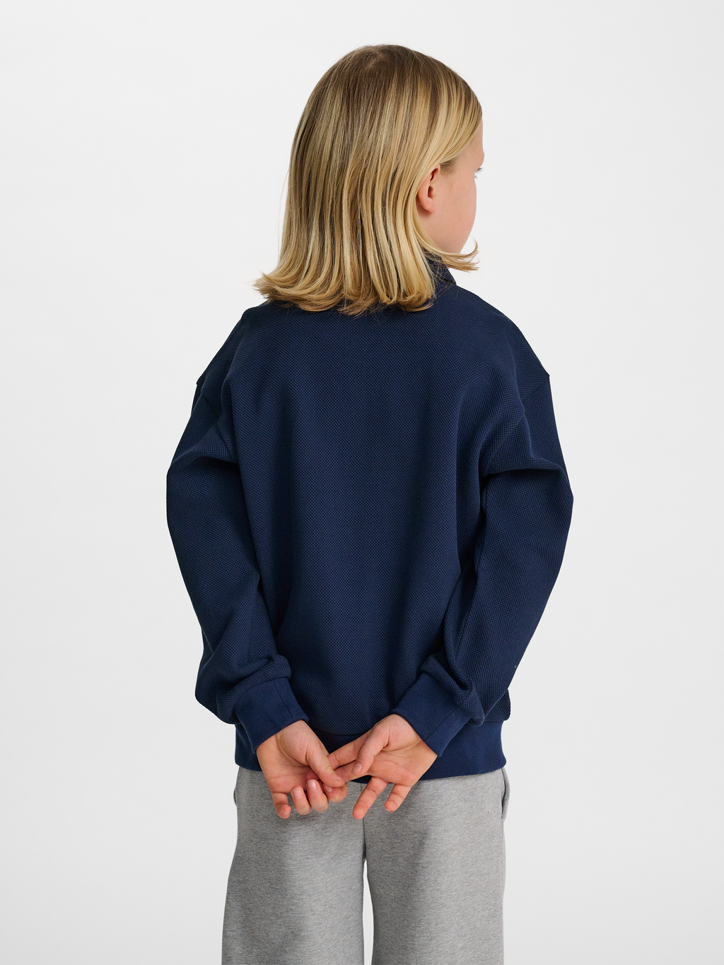 hmlJR LOOSE PIQUE POLO SWEATSHIRT