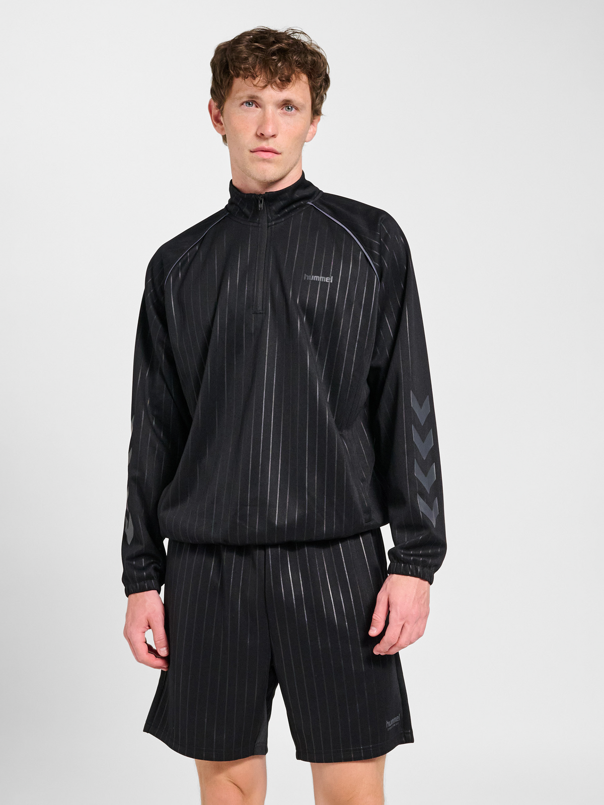 hmlSTRIPE HALFZIP