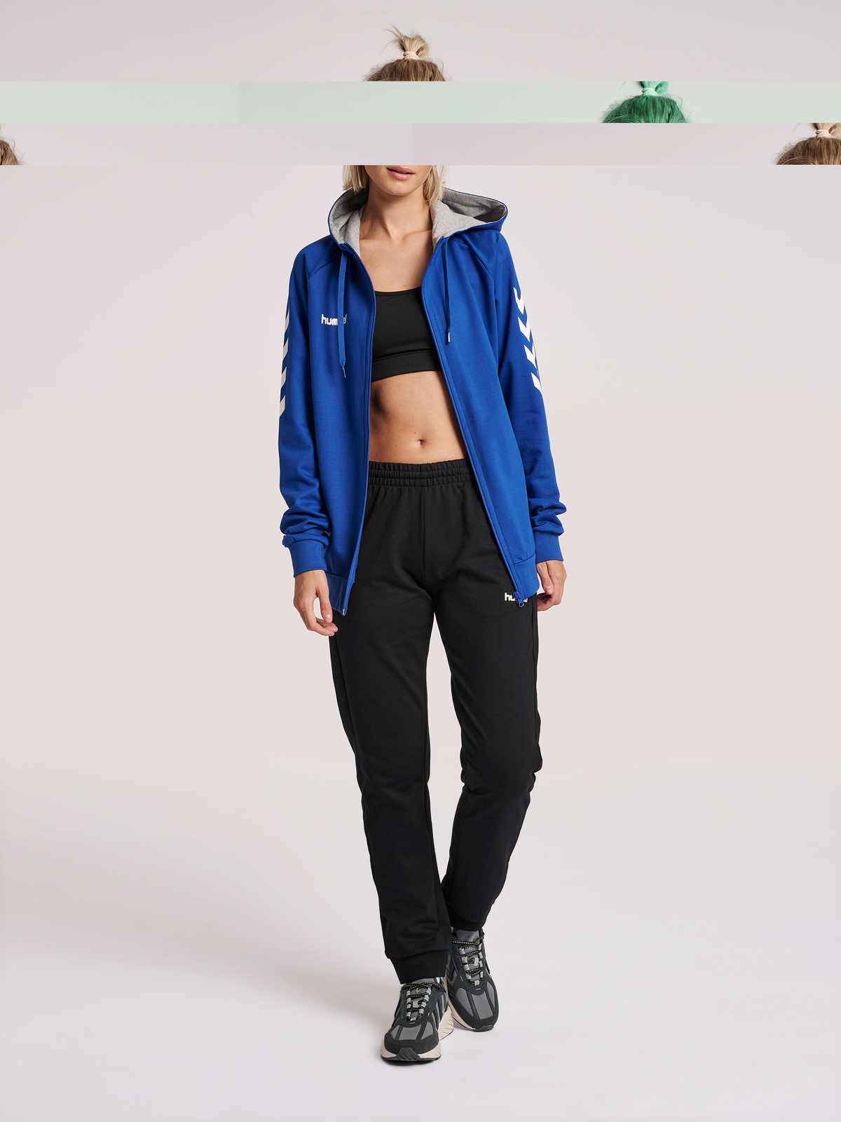 HMLGO COTTON ZIP HOODIE WOMAN