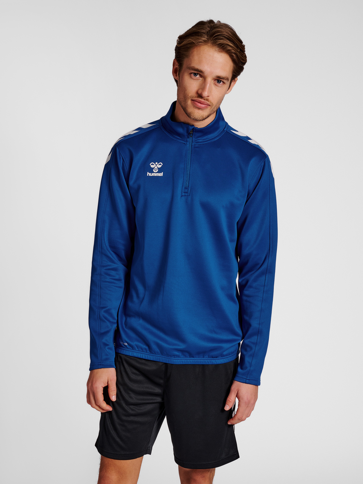 hmlCORE XK HALF ZIP POLY SWEAT