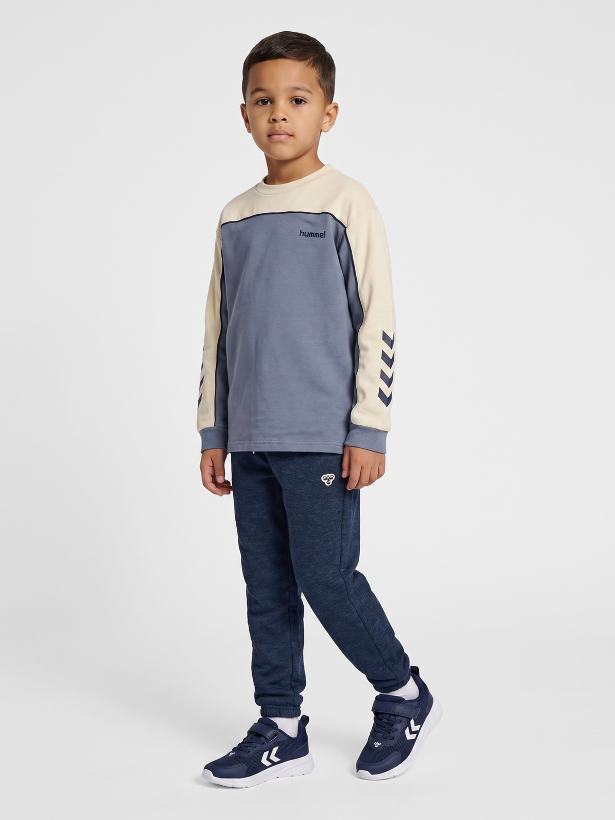 hmlJR LOOSE PIPING T-SHIRT L/S