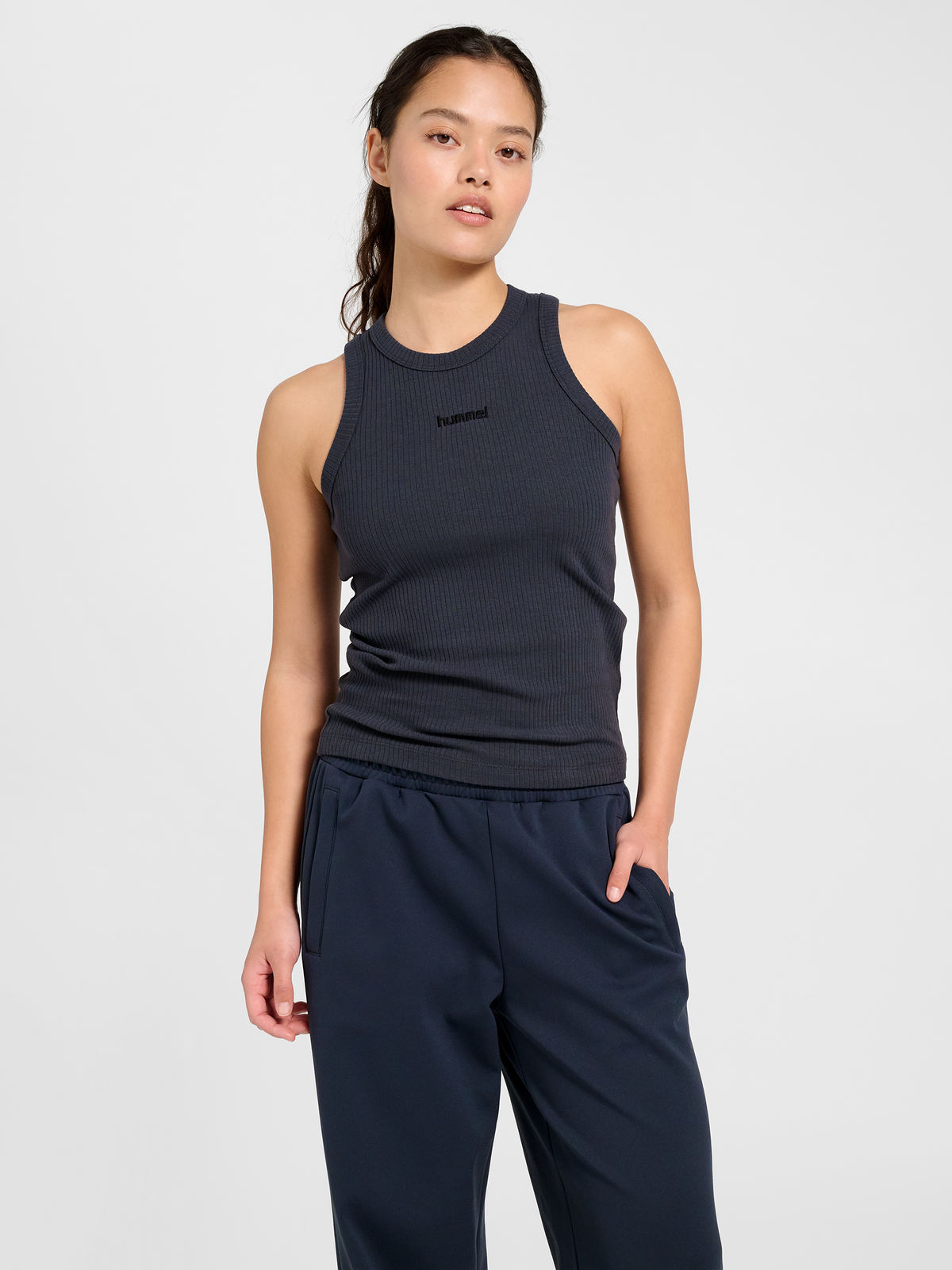 hmlFOUNDATION RIB TANK TOP