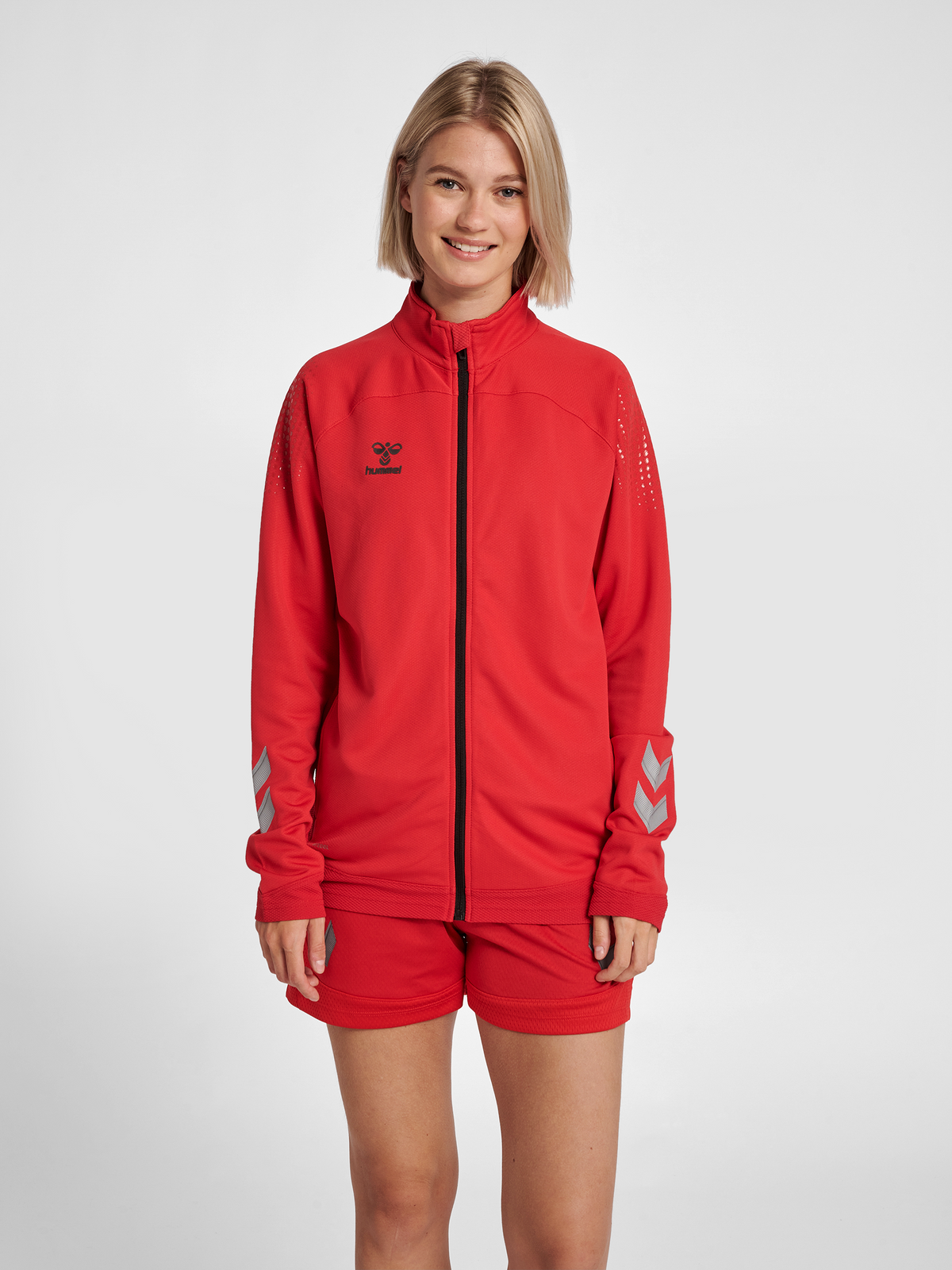 hml LEAD WOMEN POLY ZIP JACKET