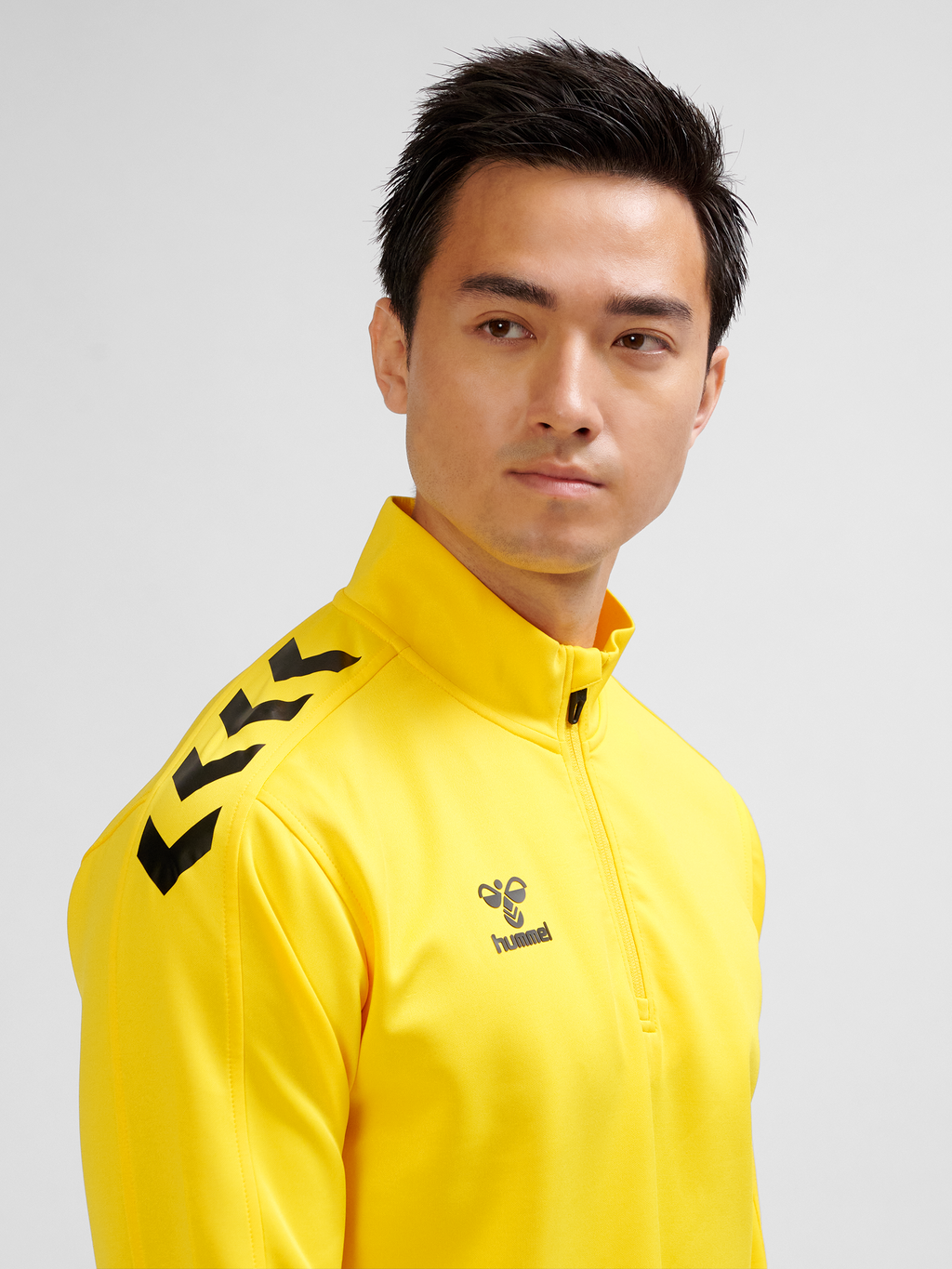 hmlCORE XK HALF ZIP POLY SWEAT