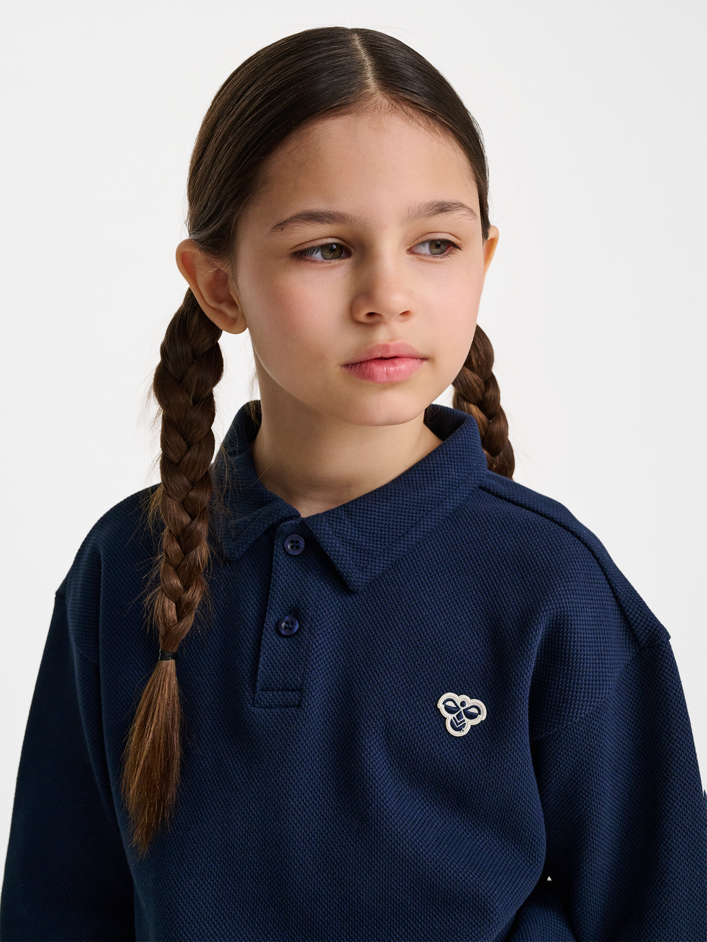 hmlJR LOOSE PIQUE POLO SWEATSHIRT