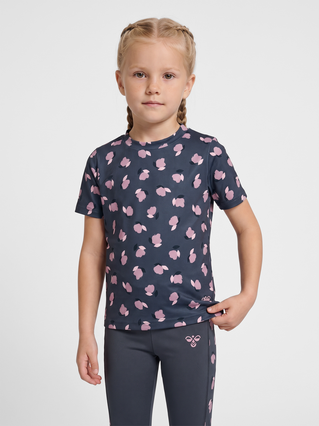 hmlJR FITTED AOP GYM T-SHIRT S/S