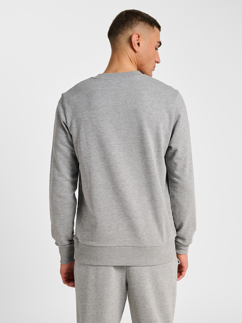 hummel PULSE SWEAT CREWNECK - GREY MELANGE | hummel.net