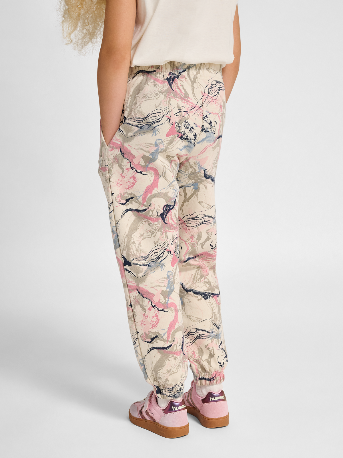 hmlJR LOOSE AOP ADJ WAIST PANTS