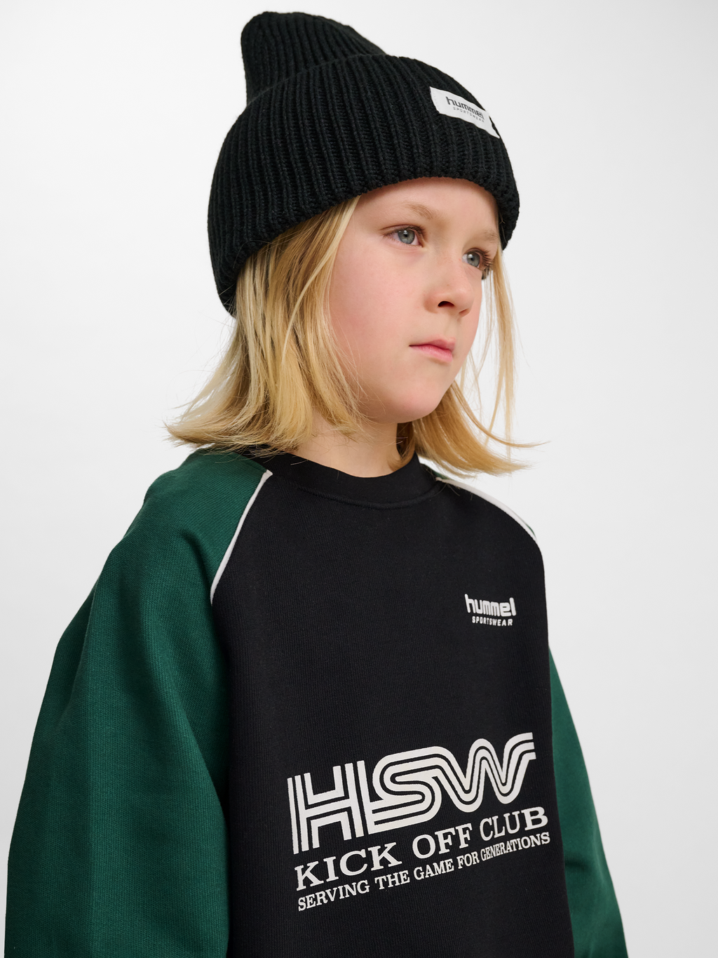 hmlJR OVERSIZED CREW HSW