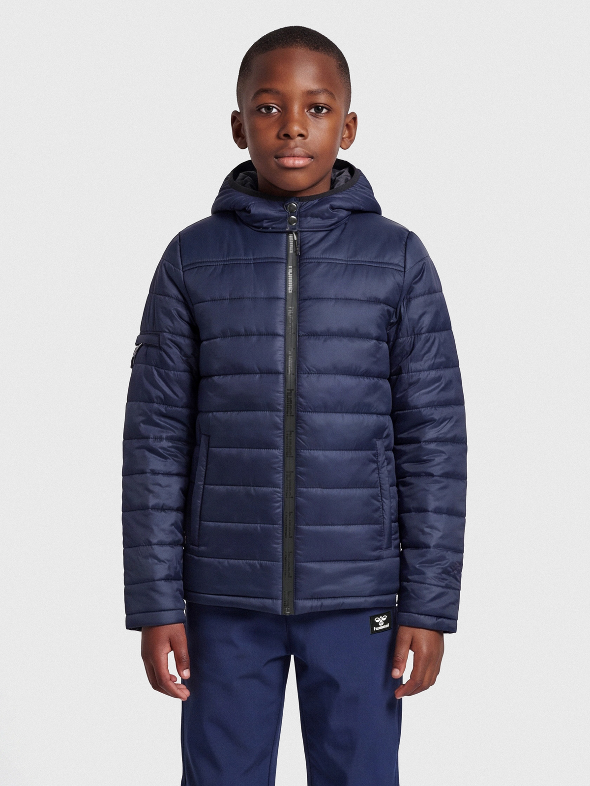 hmlNORTH QUILTED HOOD JACKET KIDS