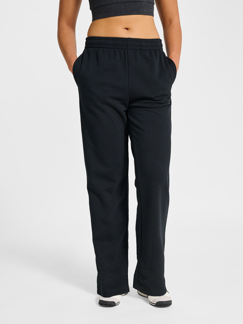 hummel PULSE WIDE W SWEAT PANTS - BLACK | hummel.net
