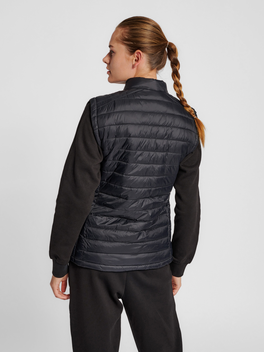 hmlRED QUILTED WAISTCOAT WOMAN