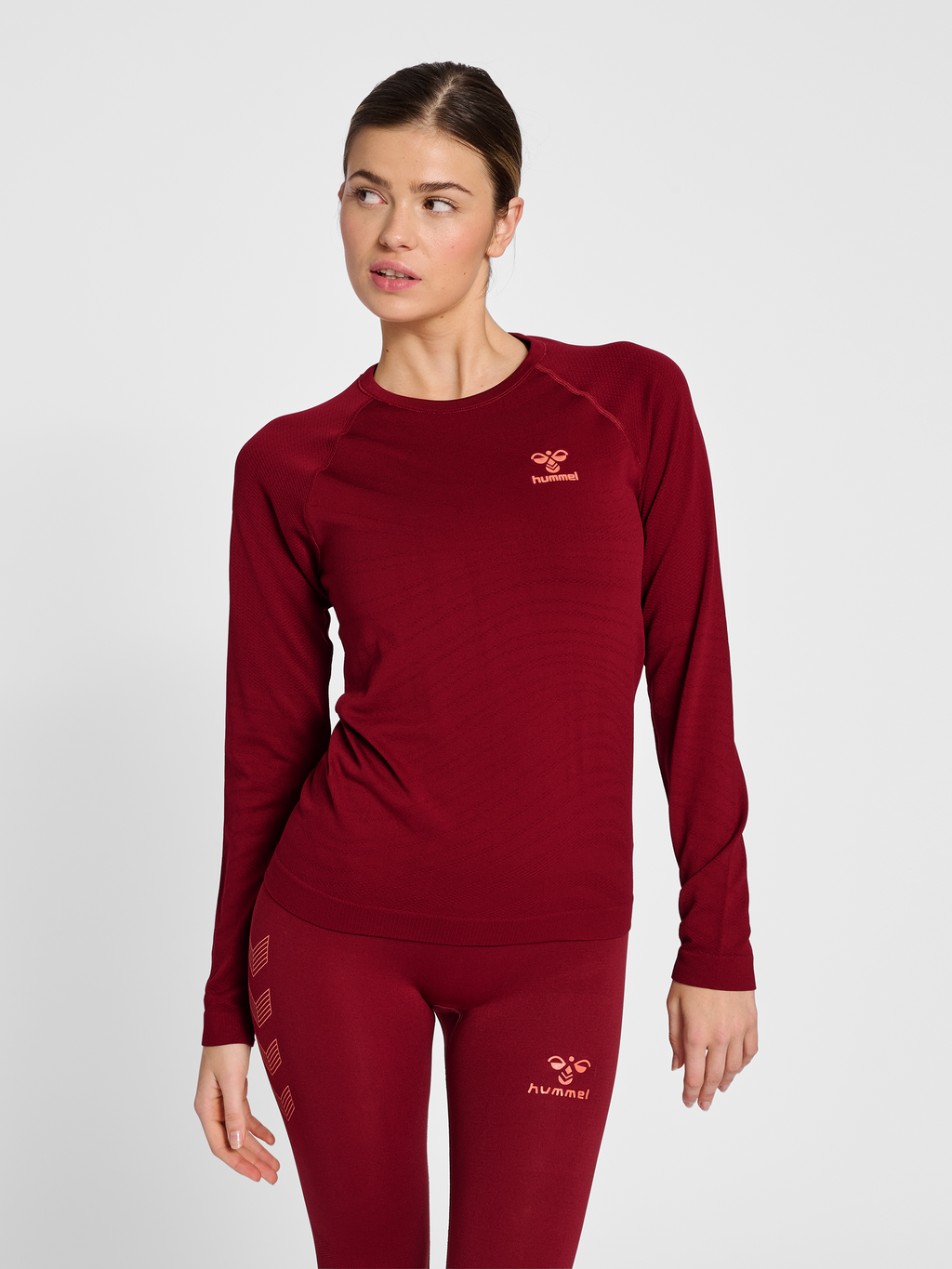 hmlONGRID SEAMLESS L/S WO