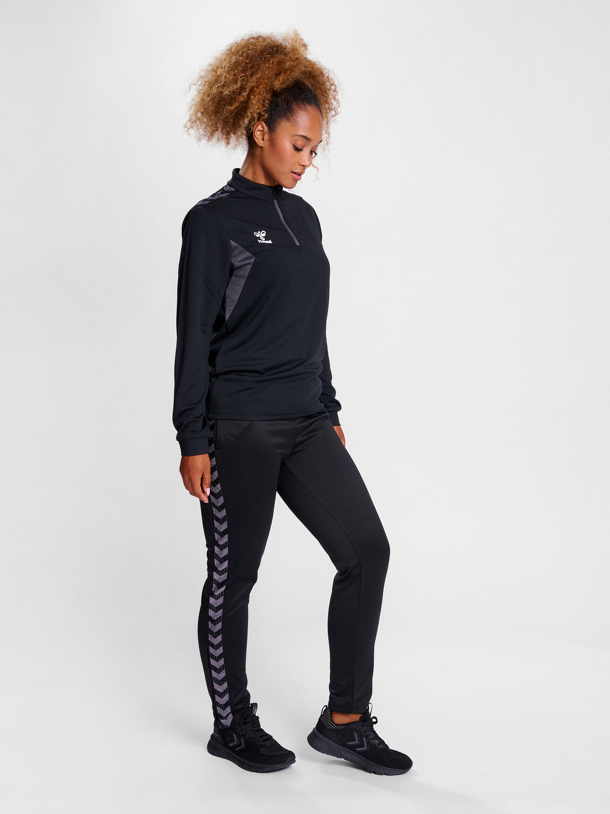 hmlAUTHENTIC HALF ZIP SWEAT WOMAN