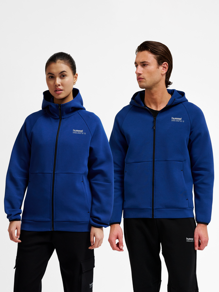 hummel TECH FLEECE REGULAR ZIP HOODIE - ESTATE BLUE | hummel.net