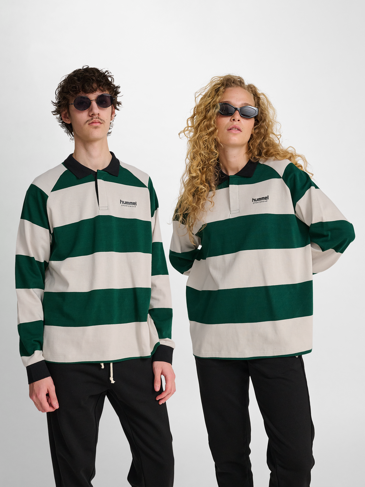 hmlLOOSE STRIPED POLO L/S