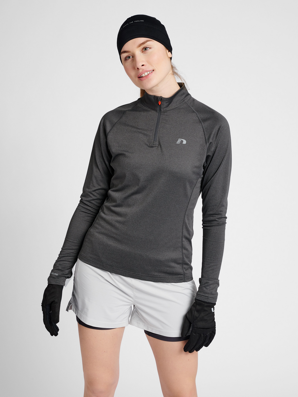 WOMEN 1/2 ZIP L/S