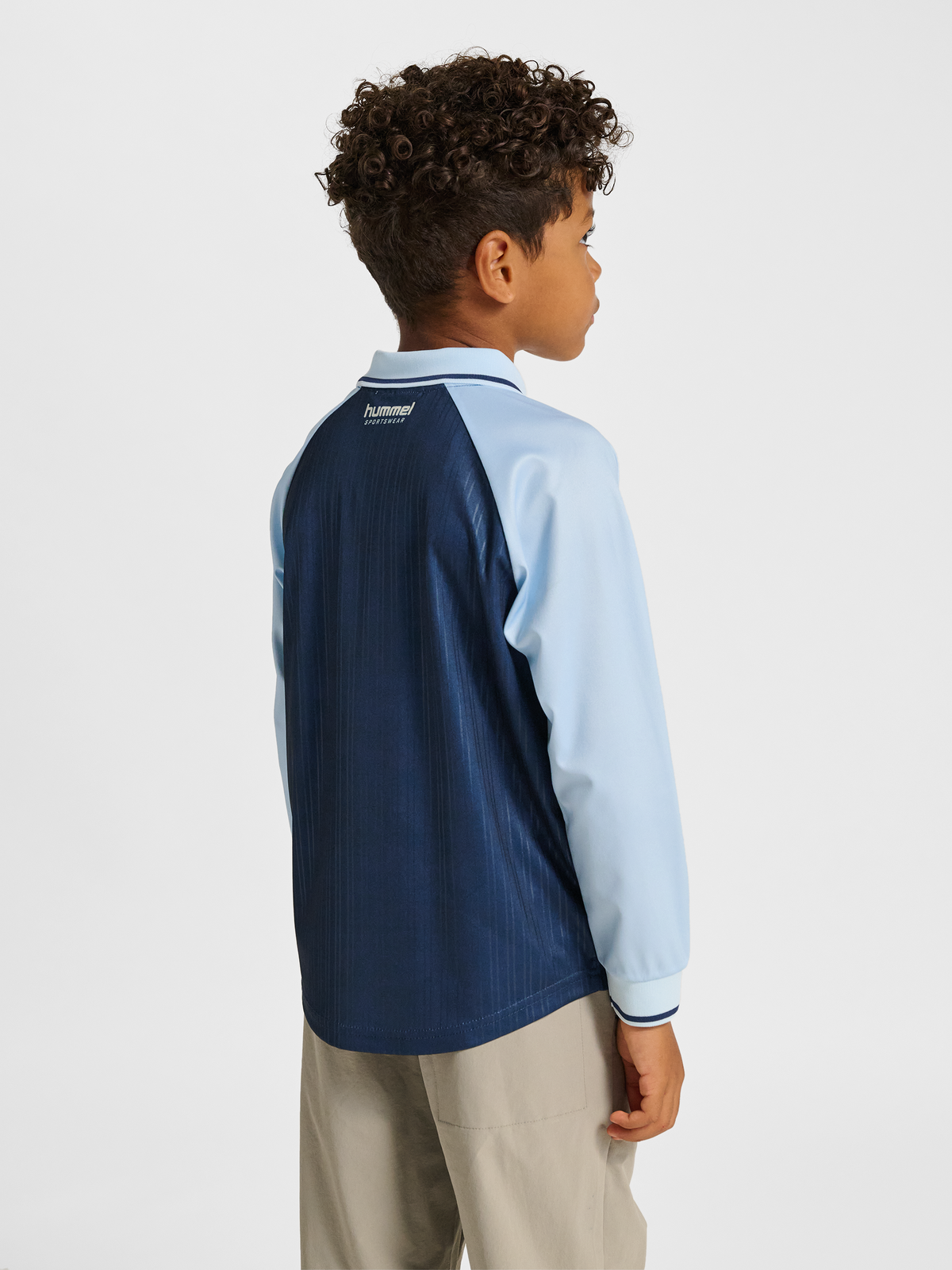 hmlJR LOOSE STRIPE SOCCER JERSEY LS