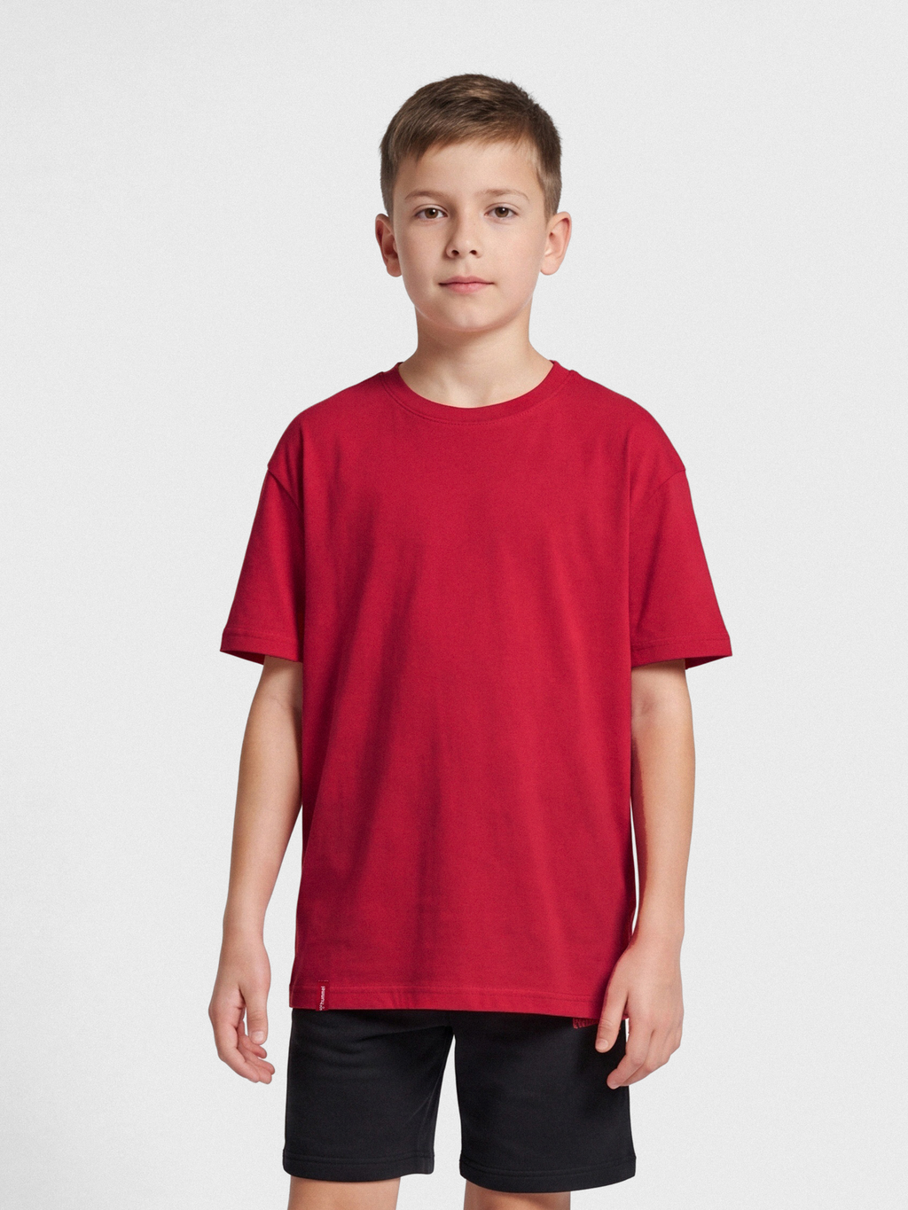 hmlRED BASIC T-SHIRT S/S KIDS
