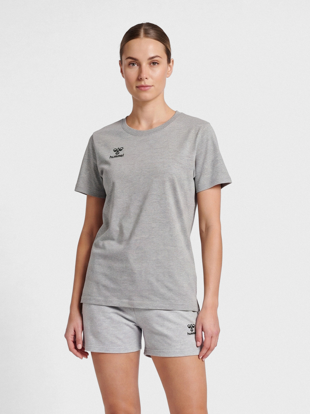 hmlMOVE GRID COTTON T-SHIRT S/S WOM