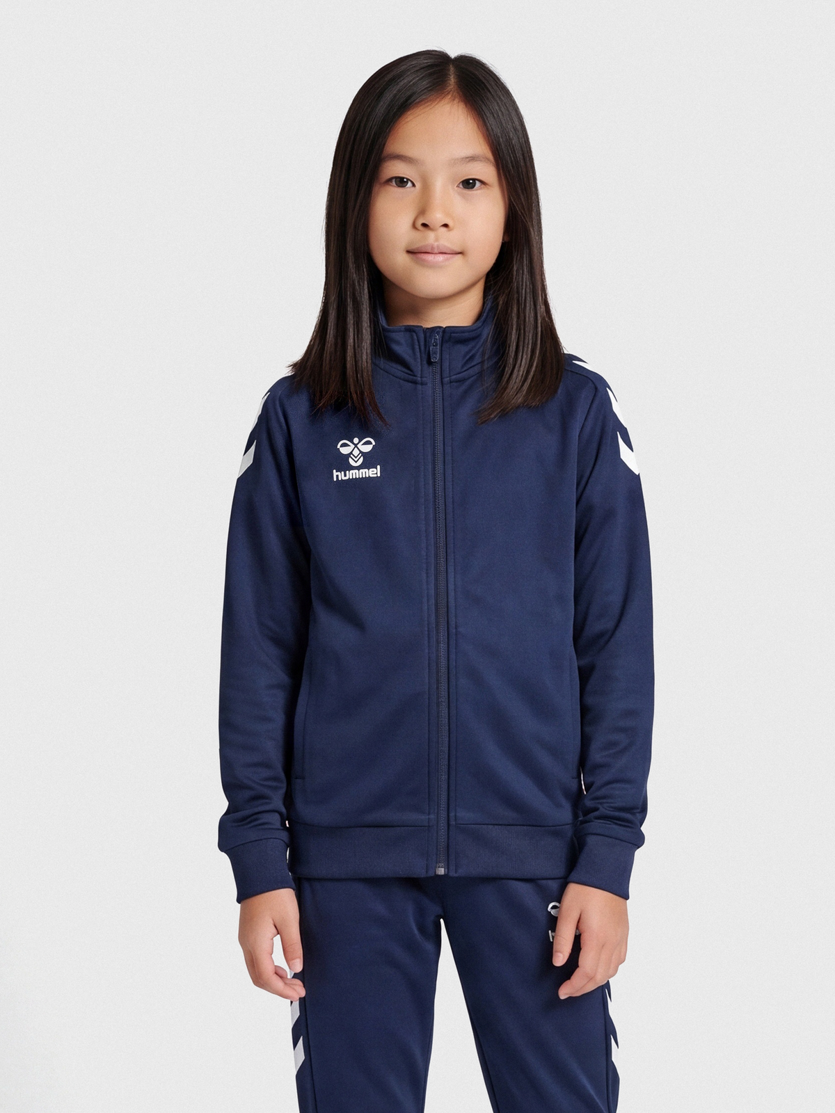 hmlCORE XK POLY ZIP SWEAT KIDS