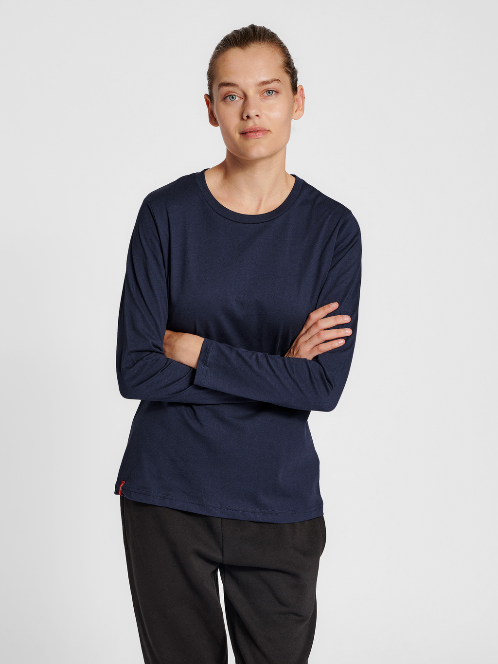 hmlRED BASIC T-SHIRT L/S WOMAN