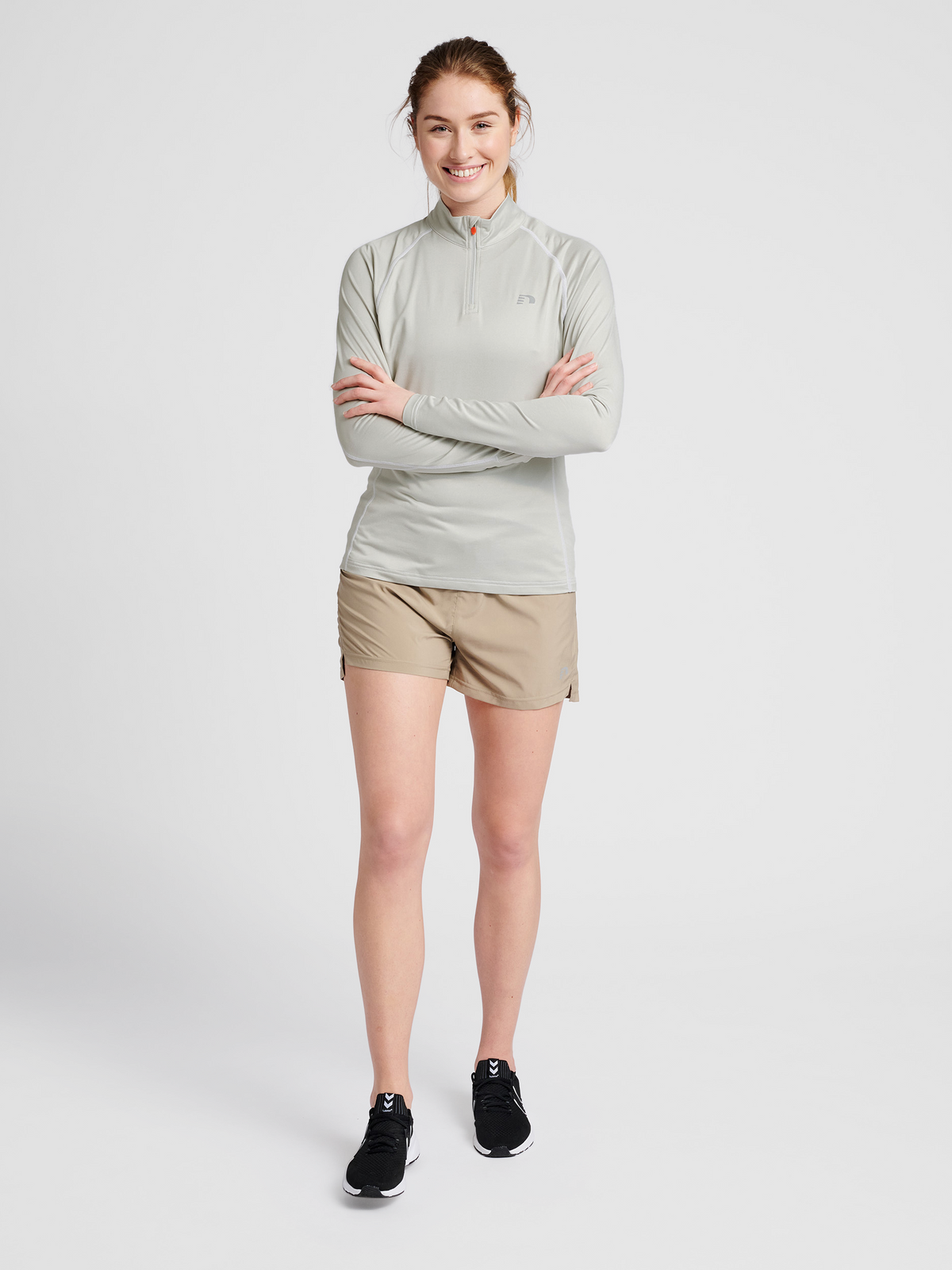 WOMEN 1/2 ZIP L/S