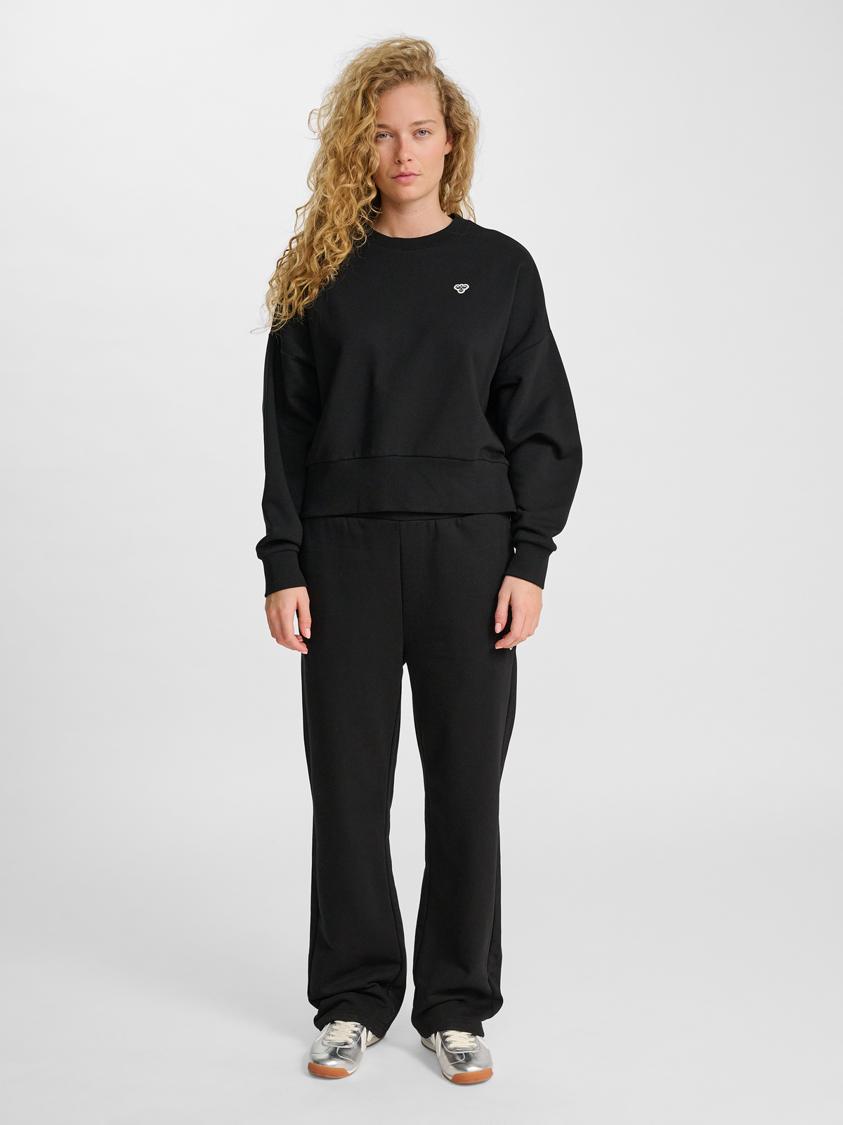 hmlBOXY W CREWNECK BEE