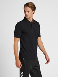 hmlRED STRETCH POLO
