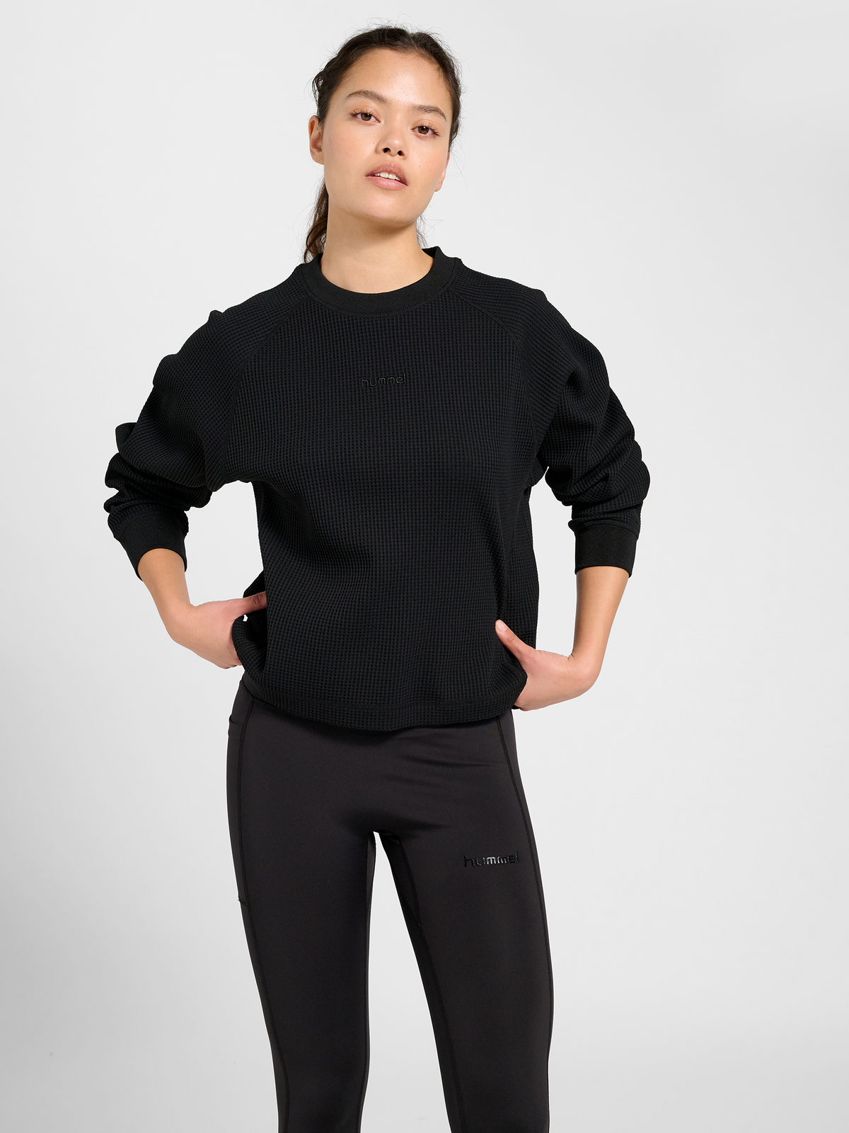 hmlSOFT WAFFLE W T-SHIRT L/S