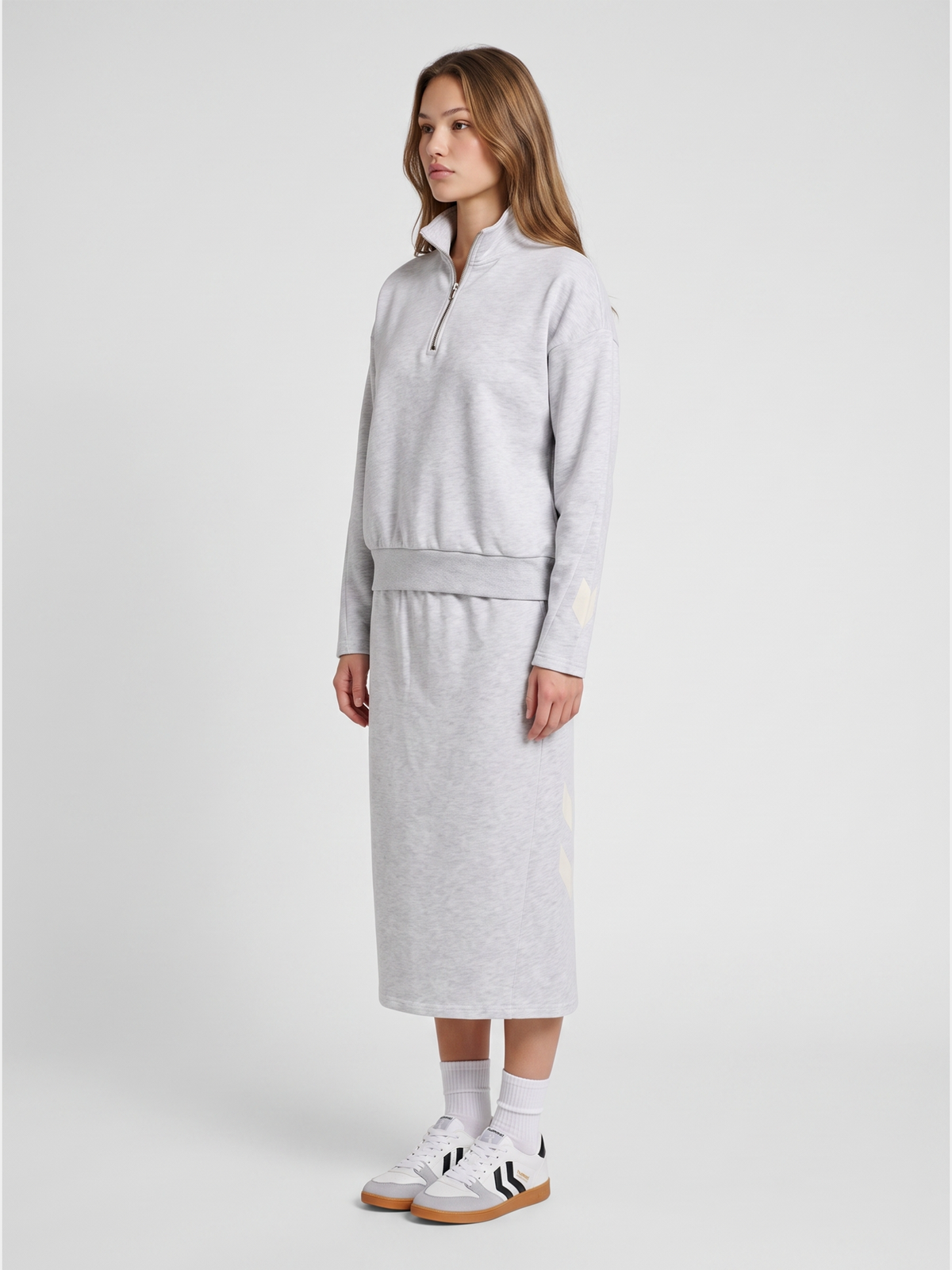 hmlI-D ZIP POLO SWEATSHIRT
