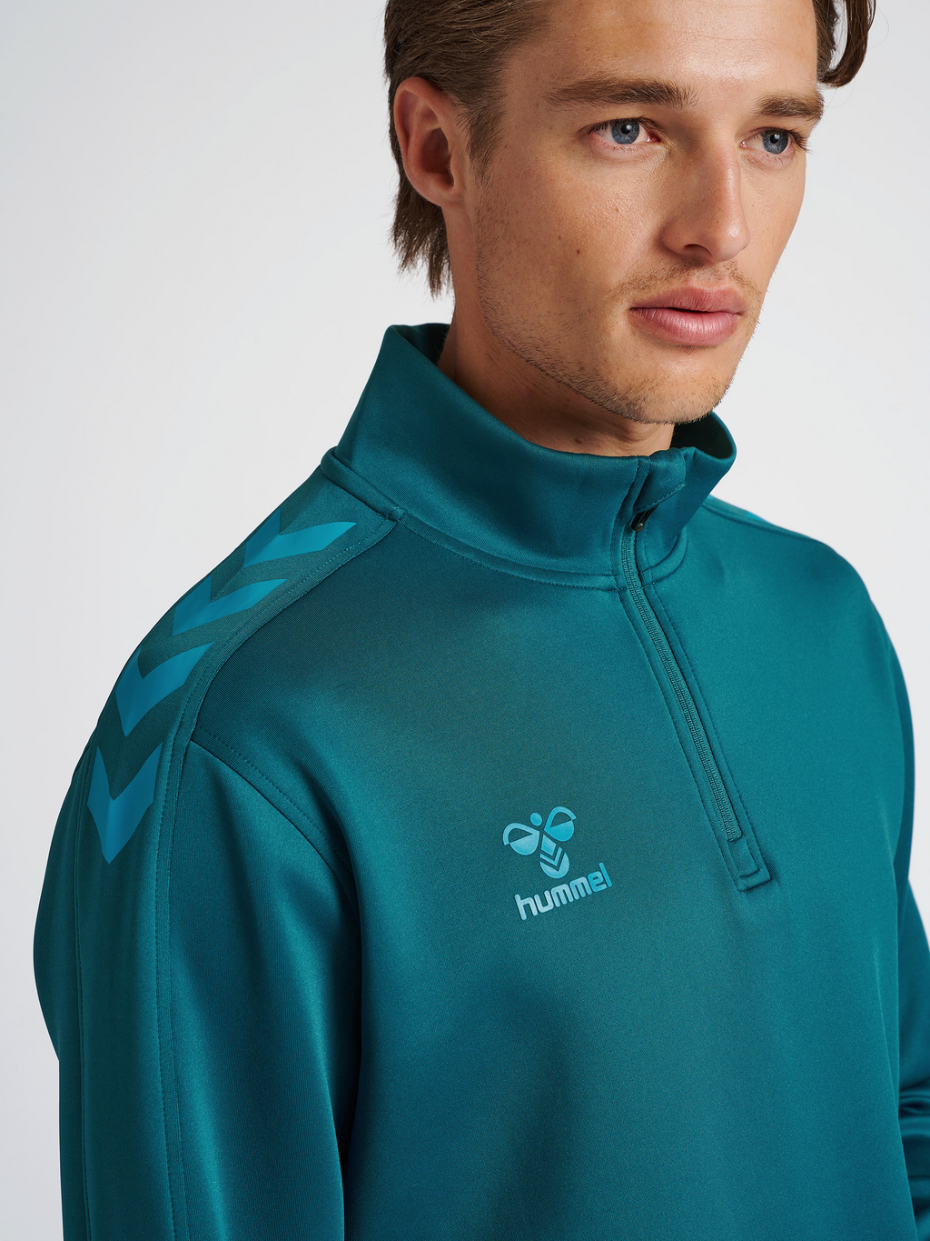 hmlCORE XK HALF ZIP POLY SWEAT