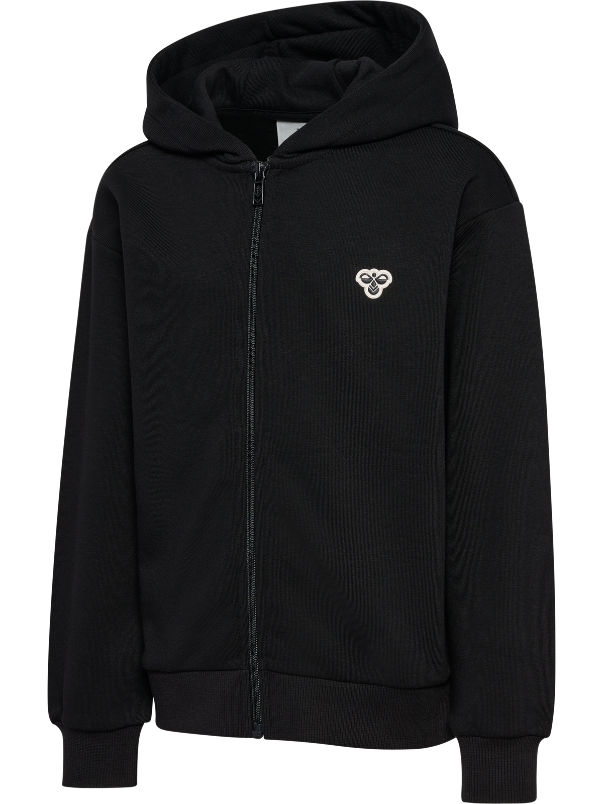 hmlJR LOOSE ZIP HOODIE BEE