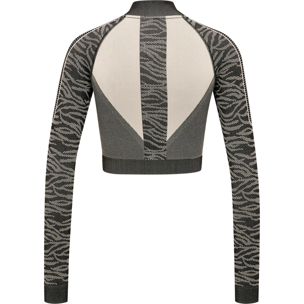 hmlMT MILA SEAMLESS CROP HALF ZIP
