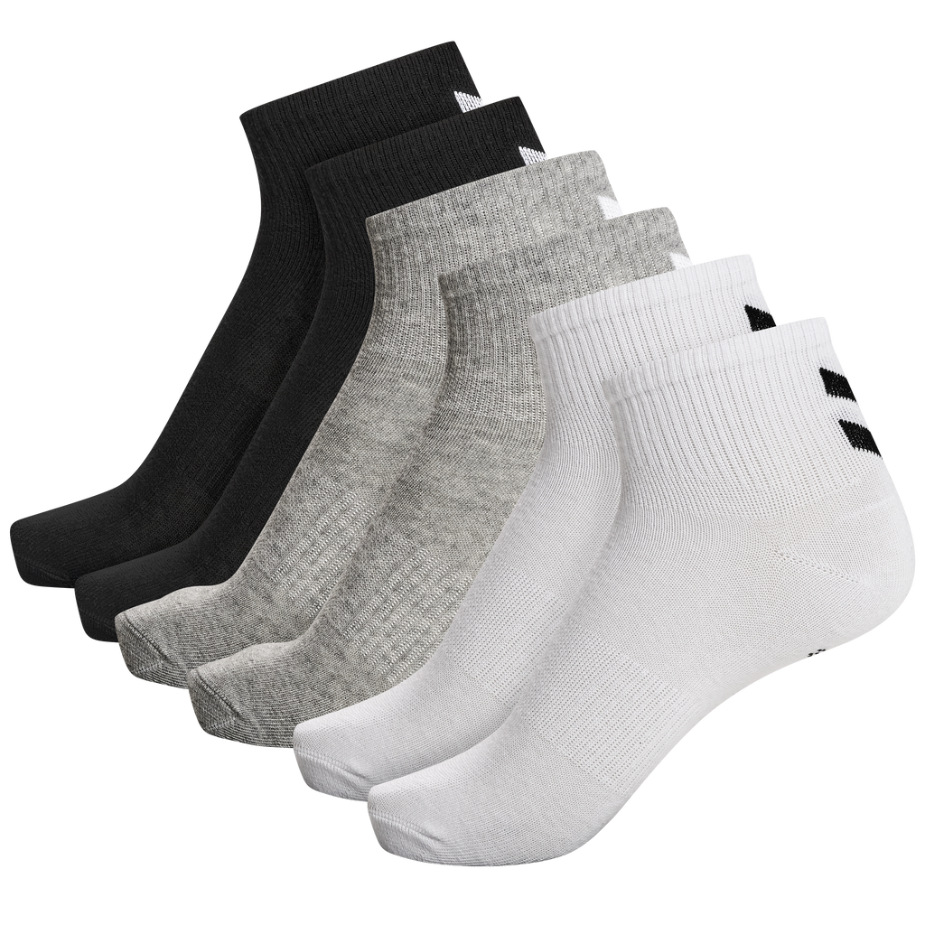hmlCHEVRON 6-PACK  MID CUT SOCKS