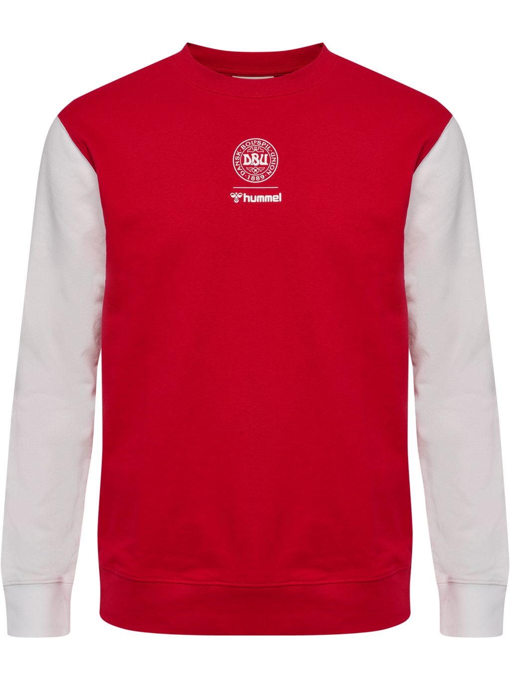 DBU 26 FAN RED-WHITE CREW NECK