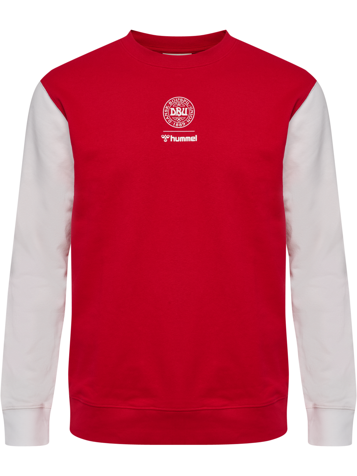 DBU 26 FAN RED-WHITE CREW NECK