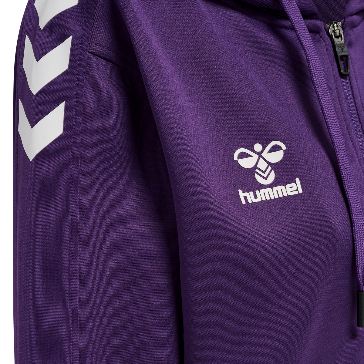 hmlCORE XK POLY ZIP HOOD SWEAT WOMA